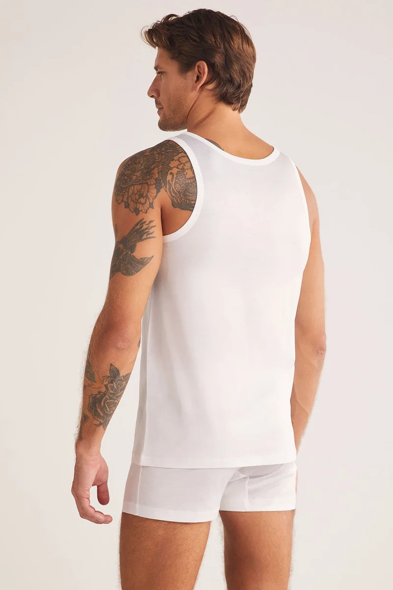 KOM Elite Cotton Mercerized Strappy Men's Undershirt