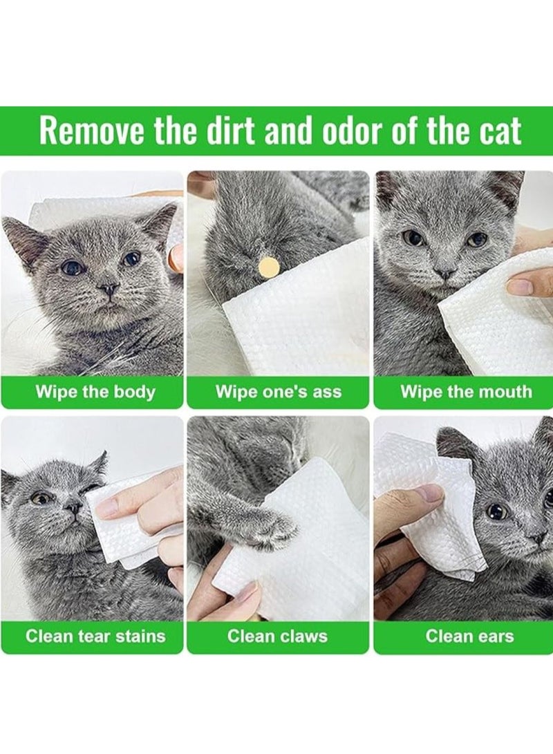 SKY-TOUCH 2pack Dog Wipes 160pcs, Pet Grooming Wipes for Dogs & Cats, for full body, eye wipes, ear wipes, Paws, & Butt Unscented (2 pack) - Image 5