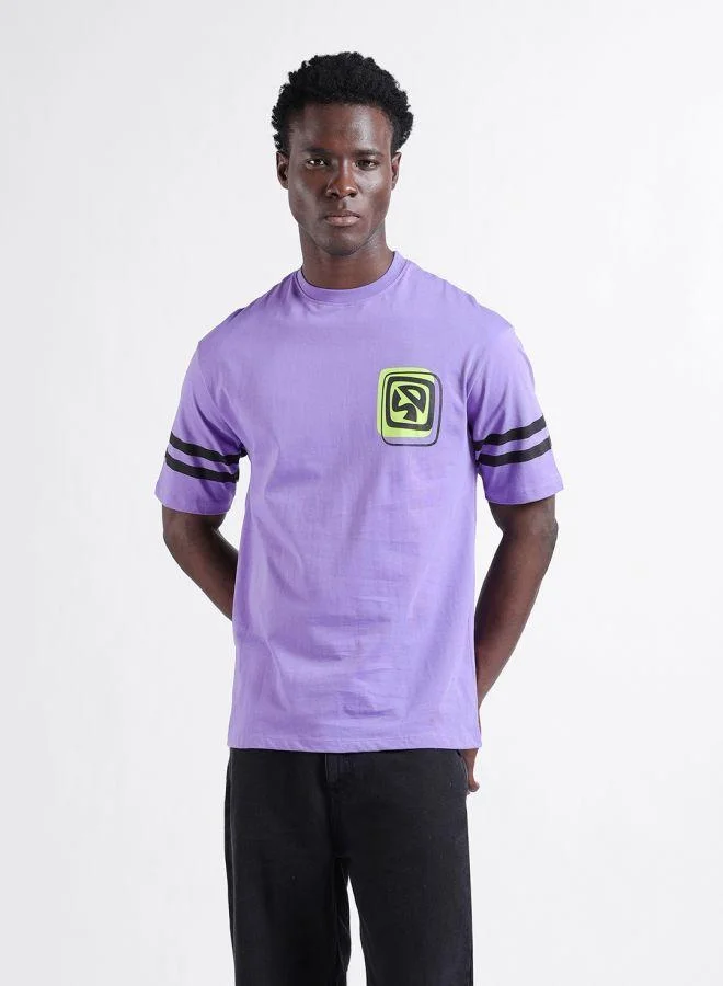 ذا انديان كراج كو Men Boxy Fit Scooby-Doo Printed Crew Neck Half Sleeves T-Shirt