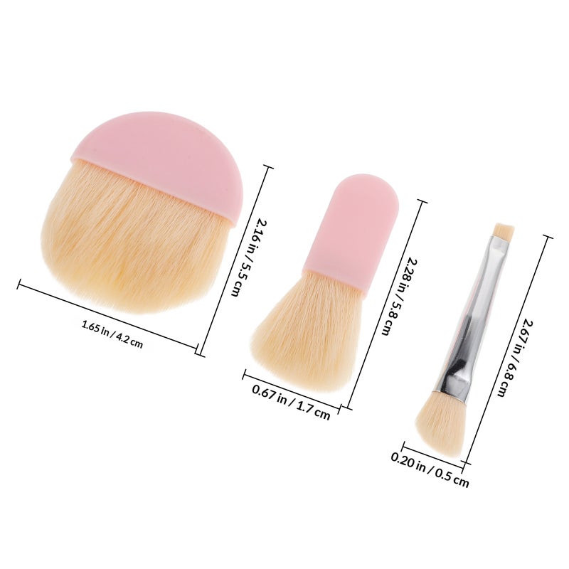 💄 مجموعة فرش مكياج للسفر بتصميم متين ومواد ناعمة للنساء - Image 2