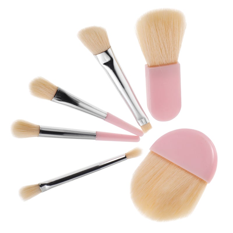 💄 مجموعة فرش مكياج للسفر بتصميم متين ومواد ناعمة للنساء - Image 4