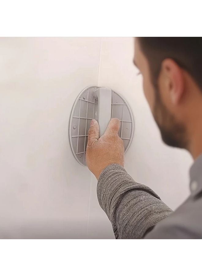 حامل إطار الصنفرة اليدوي مقبض مريح تلميع الحائط مشاريع DIY كتلة ورق صنفرة مدمجة - Image 2