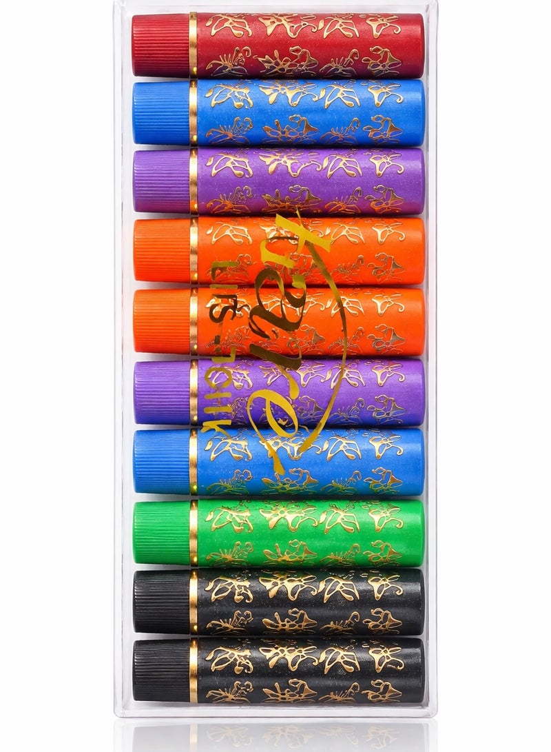12 color matte cosmetic lipstick set - Image 1