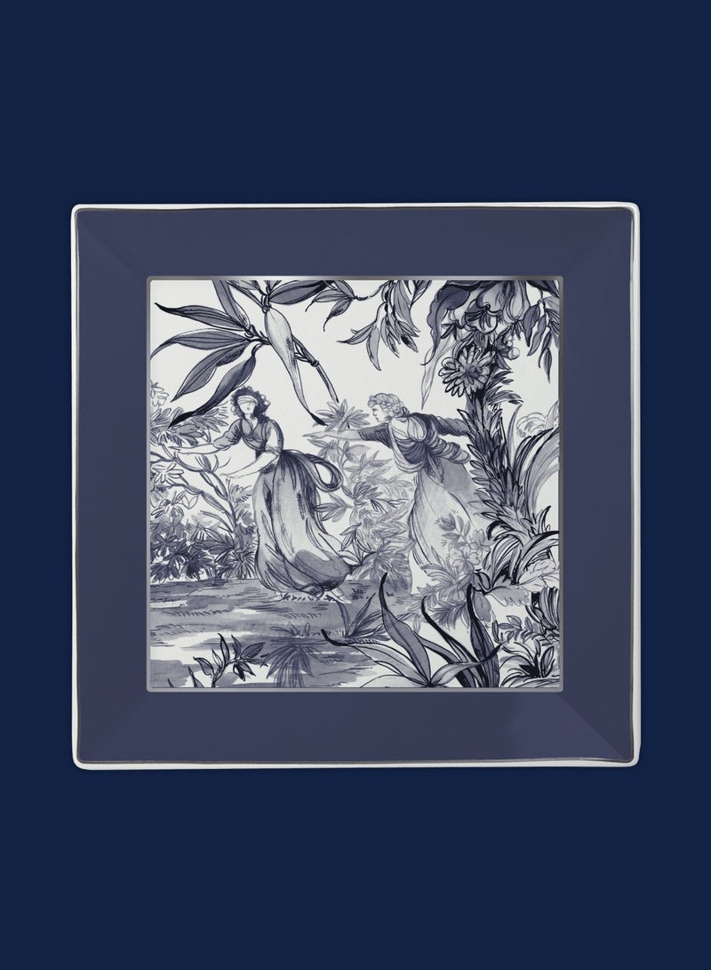 Baci milano Mini Tray 15x15 cm Porcelain, Baci Milano Versailles - Image 1