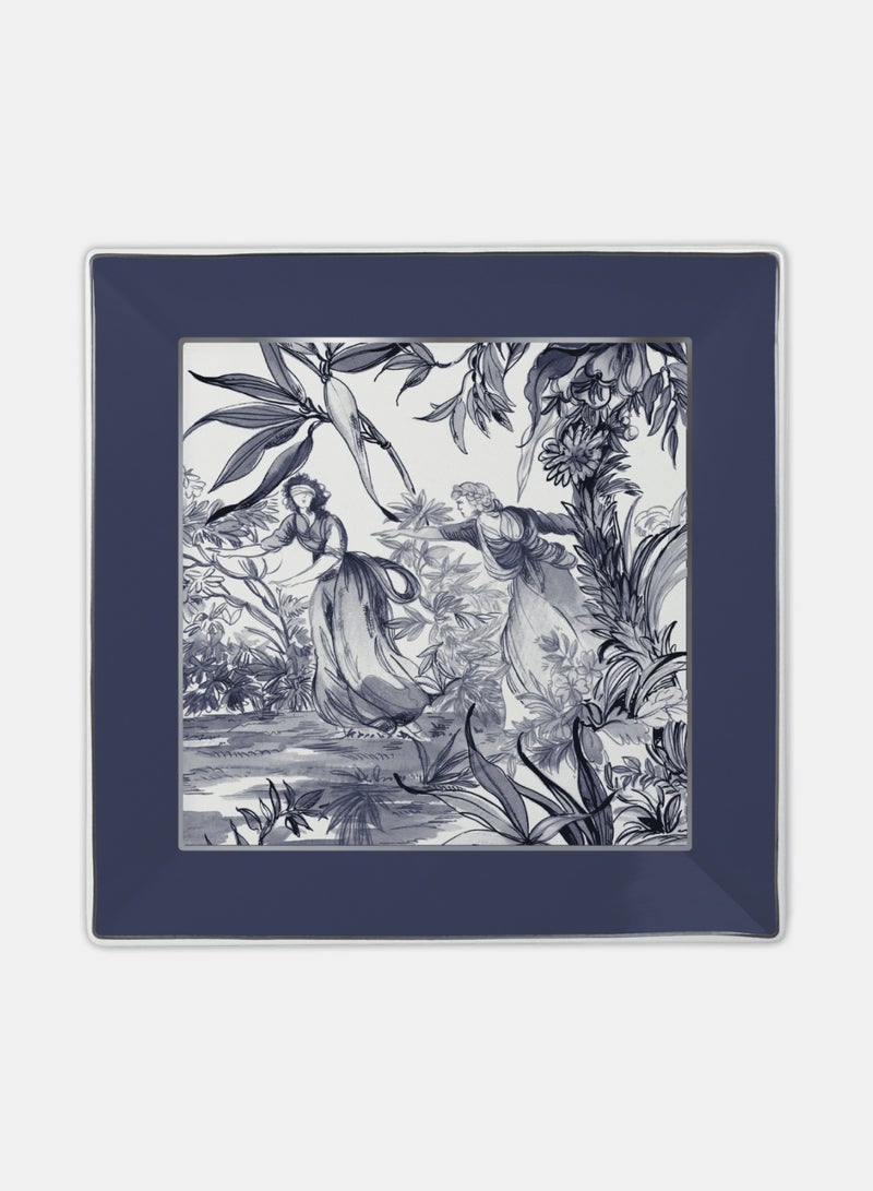 Baci milano Mini Tray 15x15 cm Porcelain, Baci Milano Versailles - Image 2