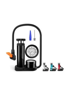 Generic QSHOP® Bicycle Air Pump Portable Bicycle Tire Inflator Handheld Foot Ball Basketball Football Game Air Compressor for Mountain Bike Sports (Random Color) (Pa)  - Image 1