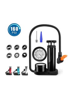 Generic QSHOP® Bicycle Air Pump Portable Bicycle Tire Inflator Handheld Foot Ball Basketball Football Game Air Compressor for Mountain Bike Sports (Random Color) (Pa)  - Image 3