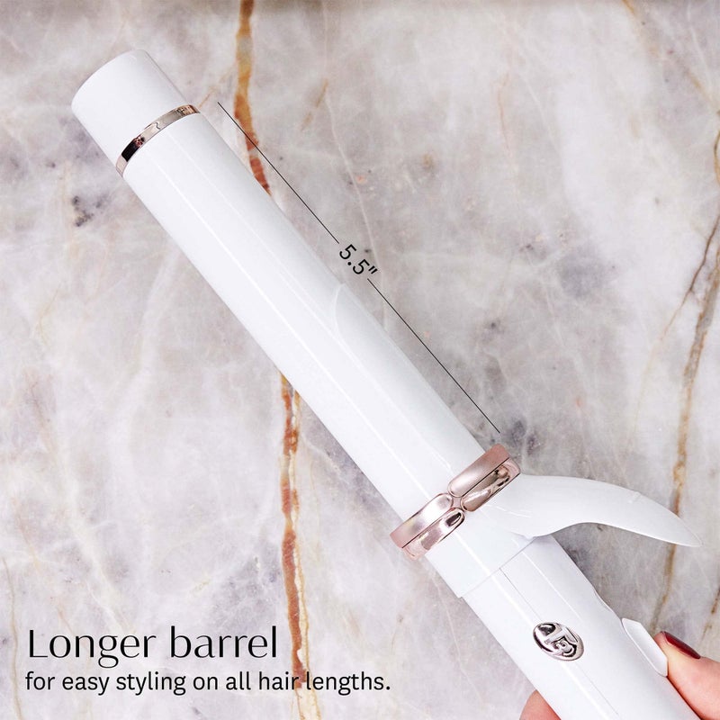 T3 CurlWrap 1.25" Automatic Rotating Curling Iron with Long Barrel, 2 Timer Settings, 9 Heat Settings, Auto-Rotating Ceramic Barrel and Ion Generator for Fast, Easy Curls and Waves on All Hair Types - Image 4