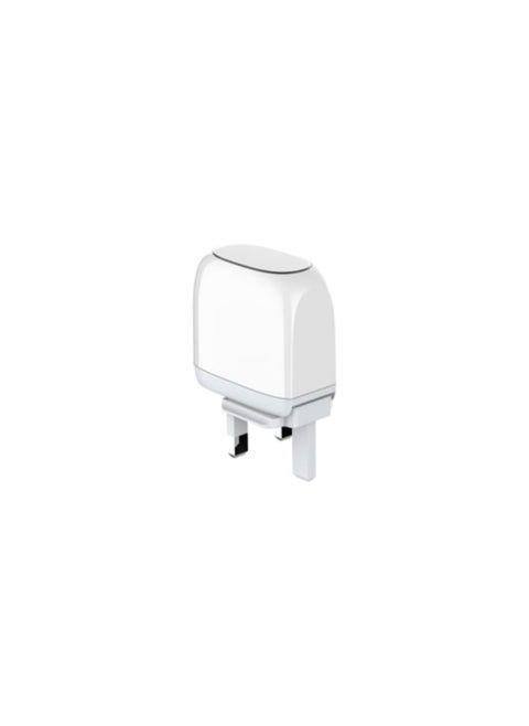 LDNIO A2522C Fast Wall Charger With Replaceable Plug UK US EU And Cable From USB To Lightning Led Display 30W - White