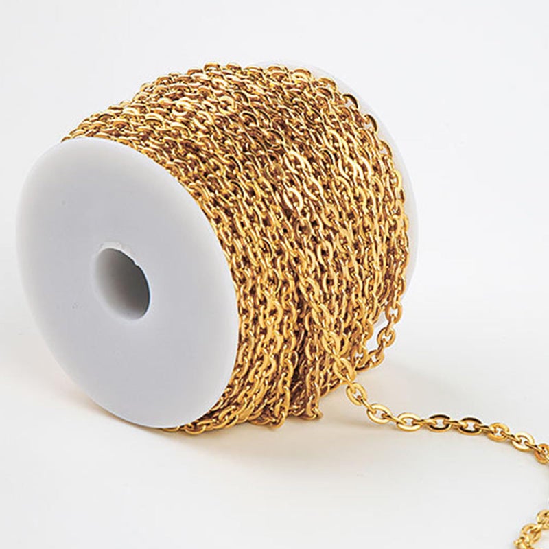 Silver Stainless Steel Jewelry Chain Necklace 0 6mm For Making Iron - Image 5