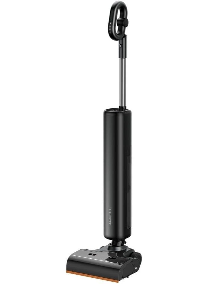 يووانت غسالة أرضيات لاسلكية ذكية ممسحة ومكنسة كهربائية رطبة وجافة بزاوية  درجة، قوة شفط باسكال، تنظيف ذكي بتقنية الذكاء الاصطناعي، تنظيف ذاتي، شاشة ، مناسبة لشعر الحيوانات الأليفة والأرضيات الصلبة، مدة تشغيل  دقيقة، ضمان لمدة عامين - Image 1