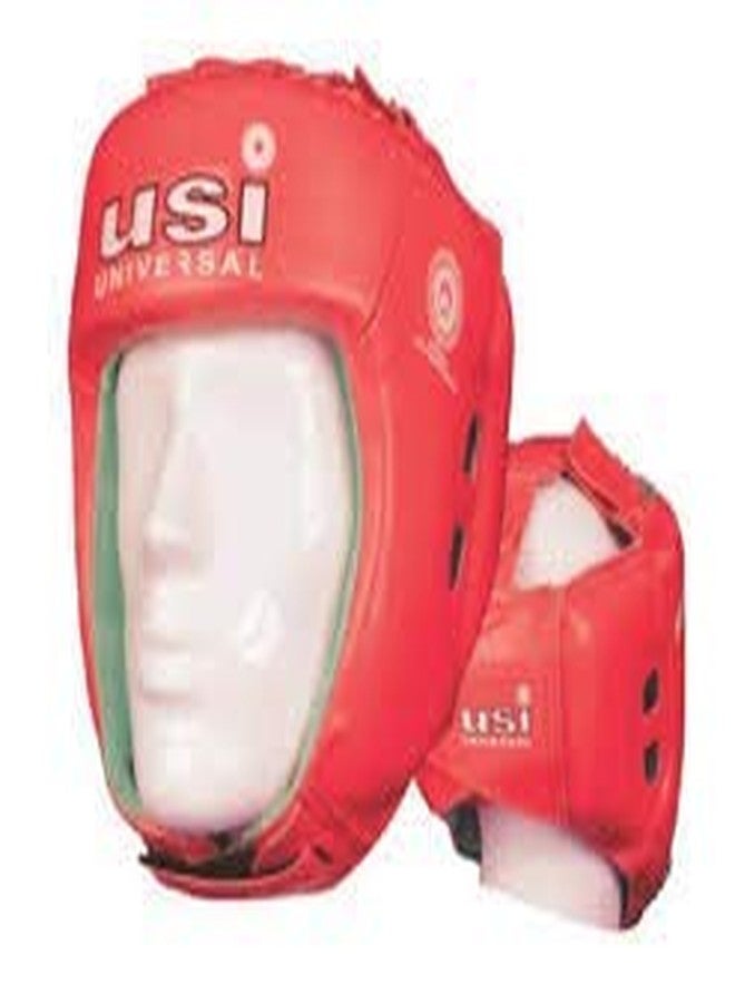USI Lite Contest Head Guard (Red, Medium) 615DP - Image 2