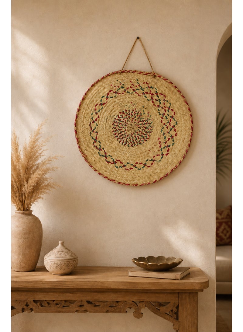 bilutih Rattan tableclothA palm frond tablecloth to decorate the table to decorate the table - Image 4