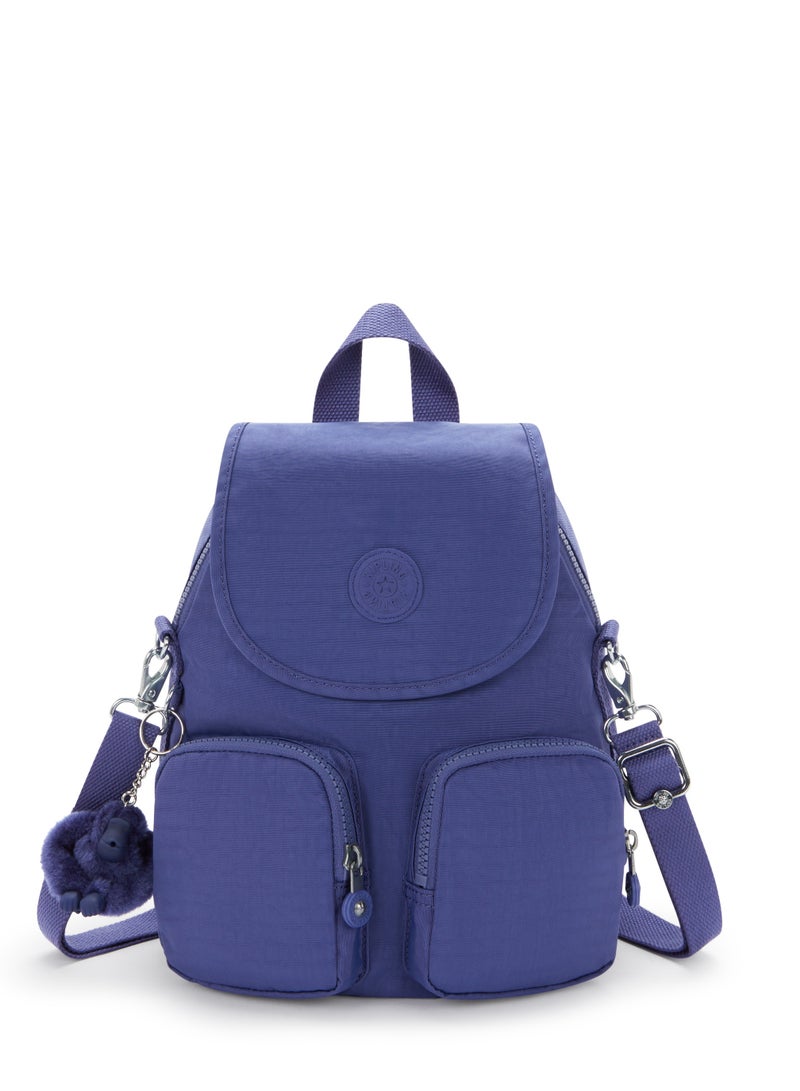 كيبلينغ حقيبة ظهر صغيرة فايرفلاي أب قابلة للتحويل إلى حقيبة كتف - أزرق المحيط - Image 1