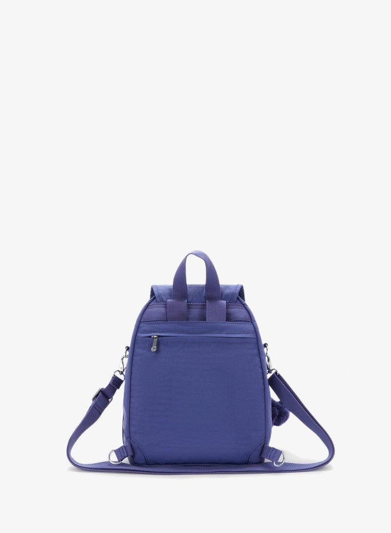 kipling Firefly up small Backpack convertible to shoulder bag Ocean Blue - Image 5