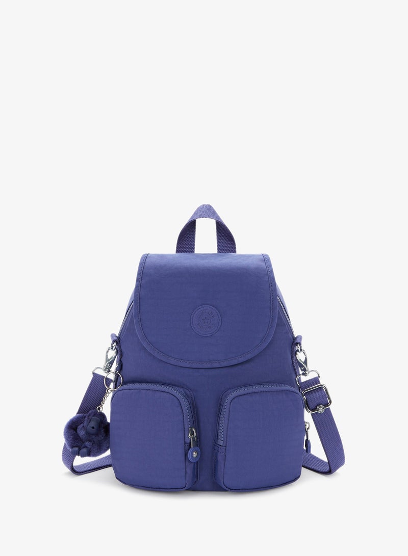 kipling Firefly up small Backpack convertible to shoulder bag Ocean Blue - Image 1