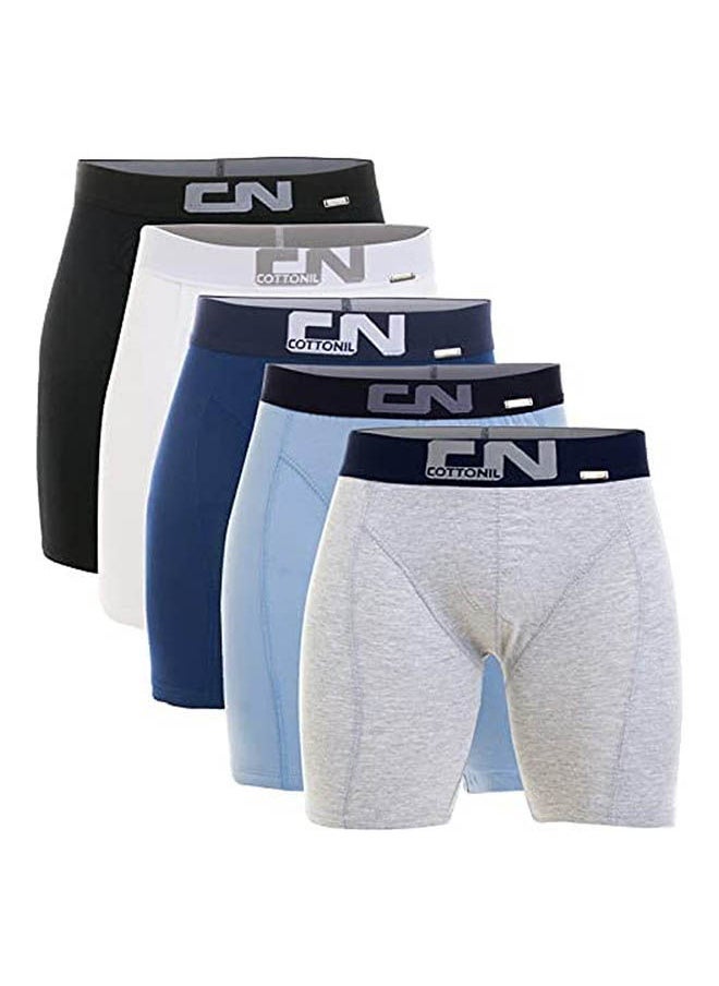 COTTONIL Basic Boxer Briefs Pack Of 5 