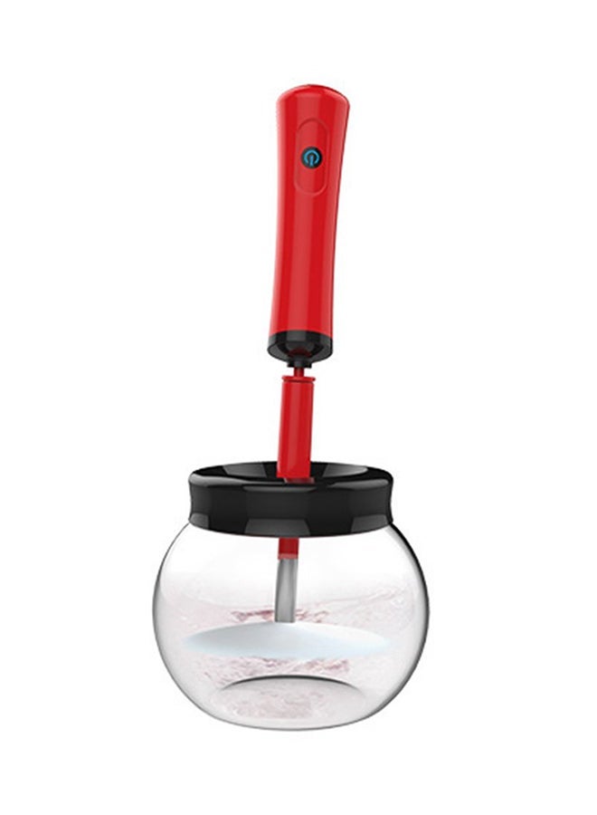 NIBEMINENT Multifunctional Electric Makeup Brush Cleaner Red/Black/Clear - Image 2