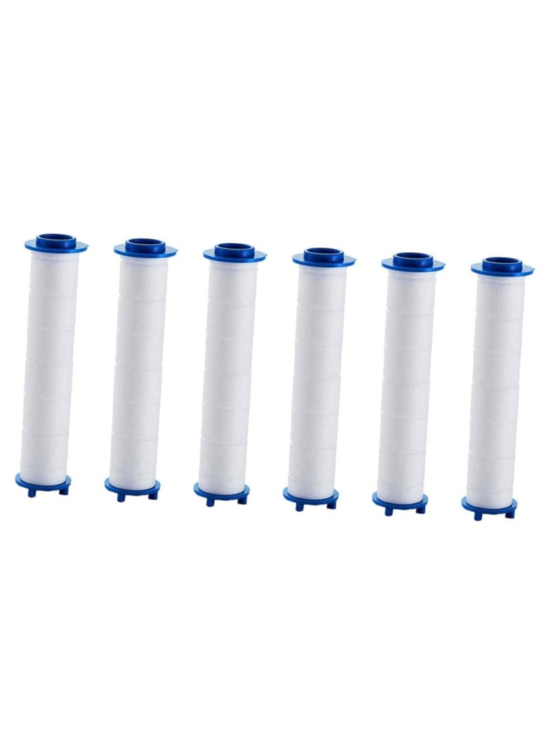 Generic 6pcs Shower Filter Bath Filter Sprinkler Head Filter Shower Cotton Filter Water Purification Filter. Replacement Filter Polypropylene Cotton Filter Tub Pp Shower Head  - Image 2