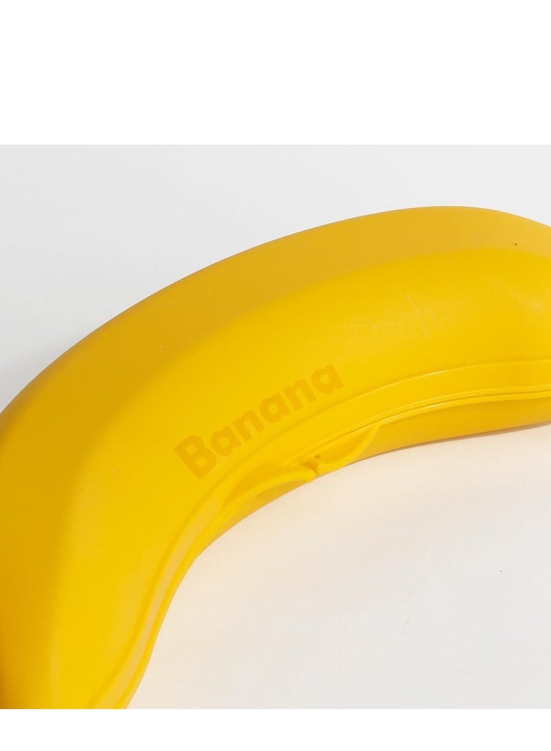 "علبة حفظ الموز المحمولة – حافظة بلاستيكية آمنة وخفيفة الوزن تحمي الموز من الكدمات وتحافظ على طزاجته للمدرسة والعمل والرحلات" (قطعتين) - Image 3