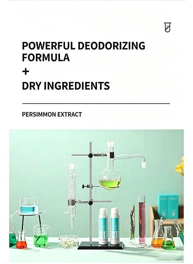 هاي Deodorizing Shoe Spray 150ml, Shoe Odor Spray, Foot and Sock Deodorant, Antibacterial Spray Shoe and Socks Freshener, Muti Purpose Foot Odor for Shoes Sneakers Boots Sandals - Image 5
