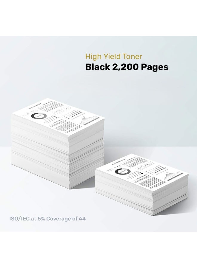 طباعة الذهب Gold Print Premium Toner Cartridge Universal Toner CF410A  CRG046 Black, Compatible for HP Color LaserJet Pro M452dw, 452dn, 452nw, HP Color LaserJet Pro MFPM477fnw, M477fdn, M477fdw, MFP M377dw, Canon Color imageCLASS LBP654Cdw, MF735Cdw, MF731Cdw, MF733Cdw, Canon Color I-SENSYS LBP654Cx, 653Cdw, MF732Cdw, 734Cdw, 735Cx, Canon Satera MF731Cdw, LBP654C, LBP652C, LBP651C, MF735Cdw, MF733Cdw, HP Color For Use With: HP LaserJet Enterprise and Canon printer (Japan Powder) - Image 4