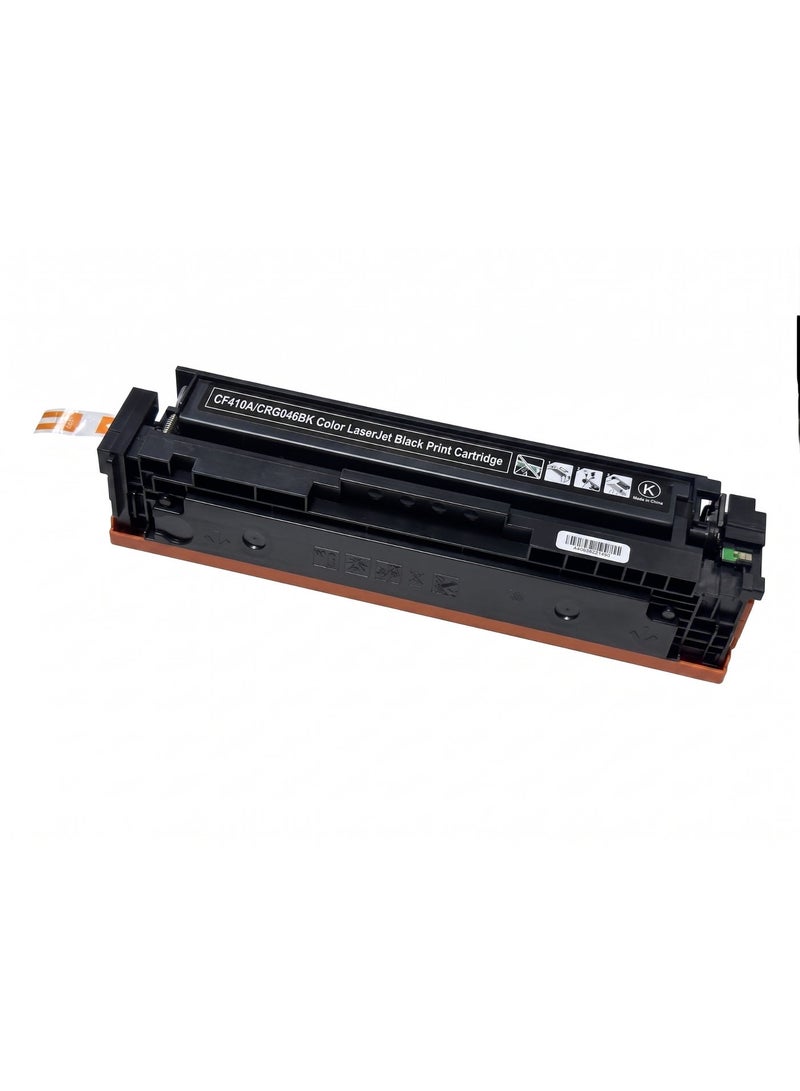 طباعة الذهب Gold Print Premium Toner Cartridge Universal Toner CF410A  CRG046 Black, Compatible for HP Color LaserJet Pro M452dw, 452dn, 452nw, HP Color LaserJet Pro MFPM477fnw, M477fdn, M477fdw, MFP M377dw, Canon Color imageCLASS LBP654Cdw, MF735Cdw, MF731Cdw, MF733Cdw, Canon Color I-SENSYS LBP654Cx, 653Cdw, MF732Cdw, 734Cdw, 735Cx, Canon Satera MF731Cdw, LBP654C, LBP652C, LBP651C, MF735Cdw, MF733Cdw, HP Color For Use With: HP LaserJet Enterprise and Canon printer (Japan Powder) - Image 2
