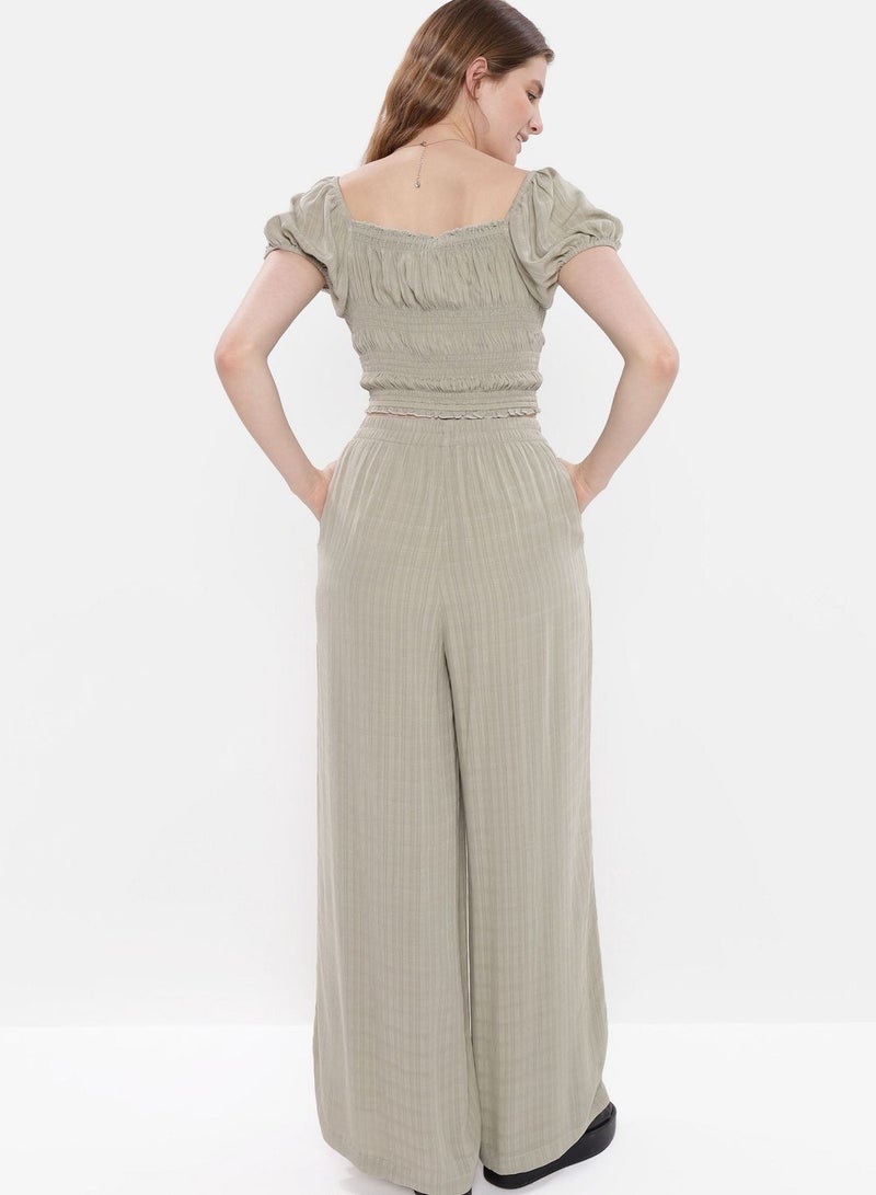 American Eagle High Waist Wide Leg Pants - Image 2