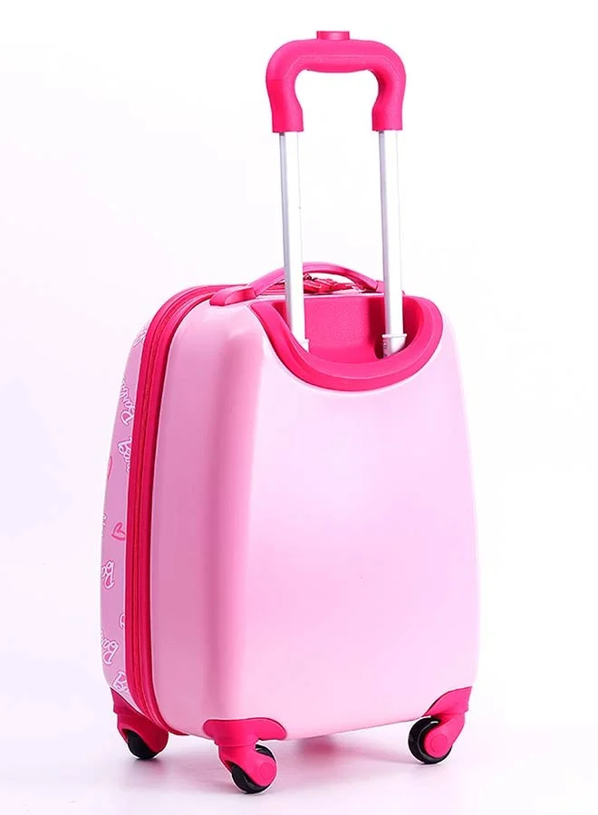 Trucare Barbie Kids Luggage Hardshell with Reusable Stickers 18 inches