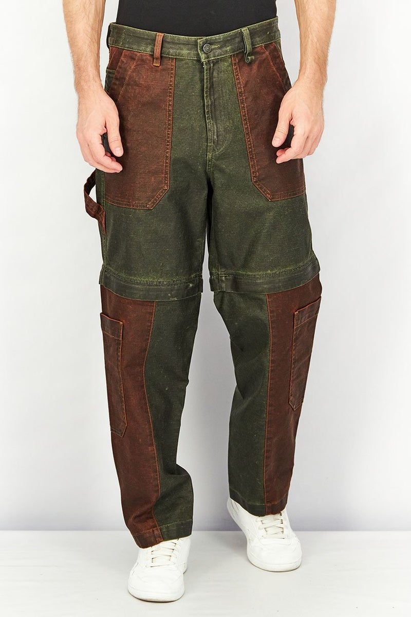 DIESEL Men D Multy Tapered Stretchable Denim Jeans, Maroon  - Image 1