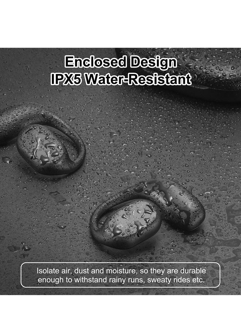 Open Ear Headphones VG332 2023 Version with Dual 16.2mm Dynamic Drivers Deep Bass Air Conduction Headphones Bluetooth 5.3 Touch Control Wireless Earbuds Up to 16 Hours Playtime - Image 4