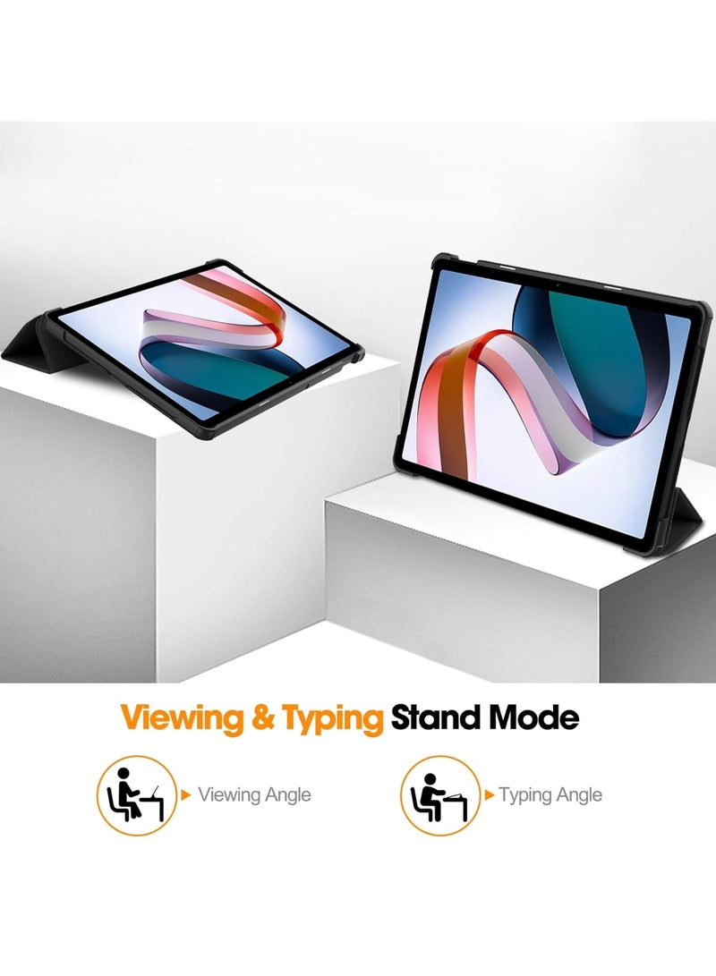 Case for Xiaomi Redmi Pad SE 11 inch Released 2023, Tri fold Slim Lightweight Hard Shell Smart Protective Cover with Multi-Angle Stand For Redmi Pad SE - Image 3