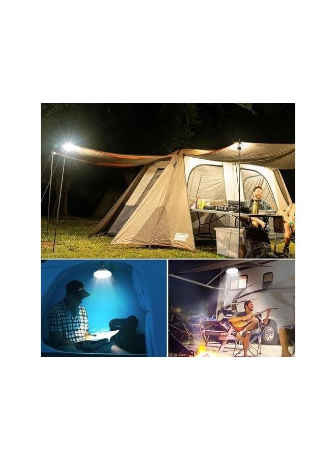 erorex LED Camping Lantern with Remote Control, Rechargeable, Waterproof, Portable, Solar Camping Lamp Tent Light for Camping Hiking Power Failure Sandstorm  - Image 2