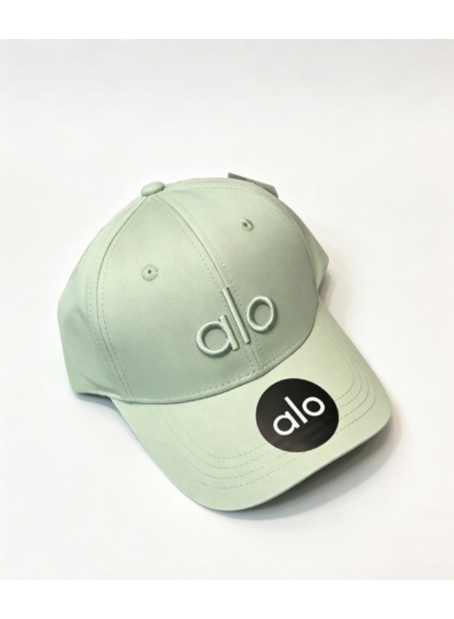 Alo Unisex Casual Sports Baseball Cap-Light Green