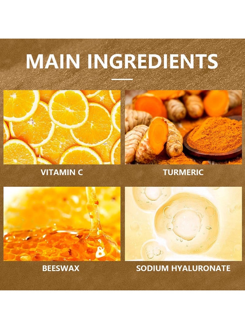 روزينو قناع تقشير اليدين والقدمين بفيتامين سي والكركم ، قناع تقشير مرطب لشمع اليدين ، مغذي ، إصلاح تقشير ، بشرة جافة خشنة ، متشققة ، العناية باليدين ، قناع تقشير اليدين للرجال والنساء 50 غرام - Image 3