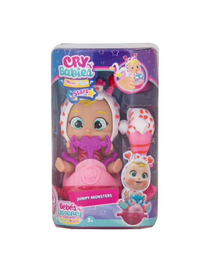 Cry Babies Magic Tears Stars Jumpy Monsters - Momo | Collectible Doll Figure | Cries Real Tears | Gift for Kids - Image 2
