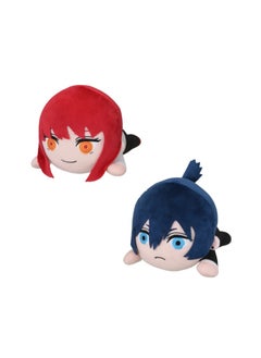 Sega Chainsaw Man Makima and Aki Hayakawa  6" Lay-Down Plush by Sega (1 Random) 