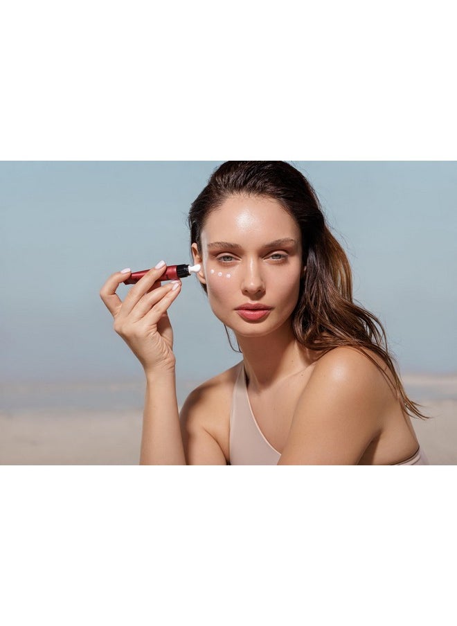 AHAVA - Apple Of Sodom Advanced Smoothing Eye Cream Help Recontour & Replump Skin Delicacy And Smoothes Deep Wrinkles Around Eyes Plumpup Eye Hallows With Volumizing Moisture Effect 0.5 Fl.Oz - Image 1