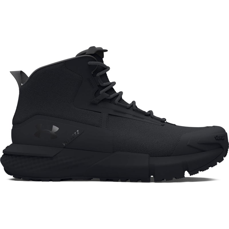 Under Armour Men's Charged Valsetz Mid, (001) Black/Black/Jet Gray, 14, US - Image 5