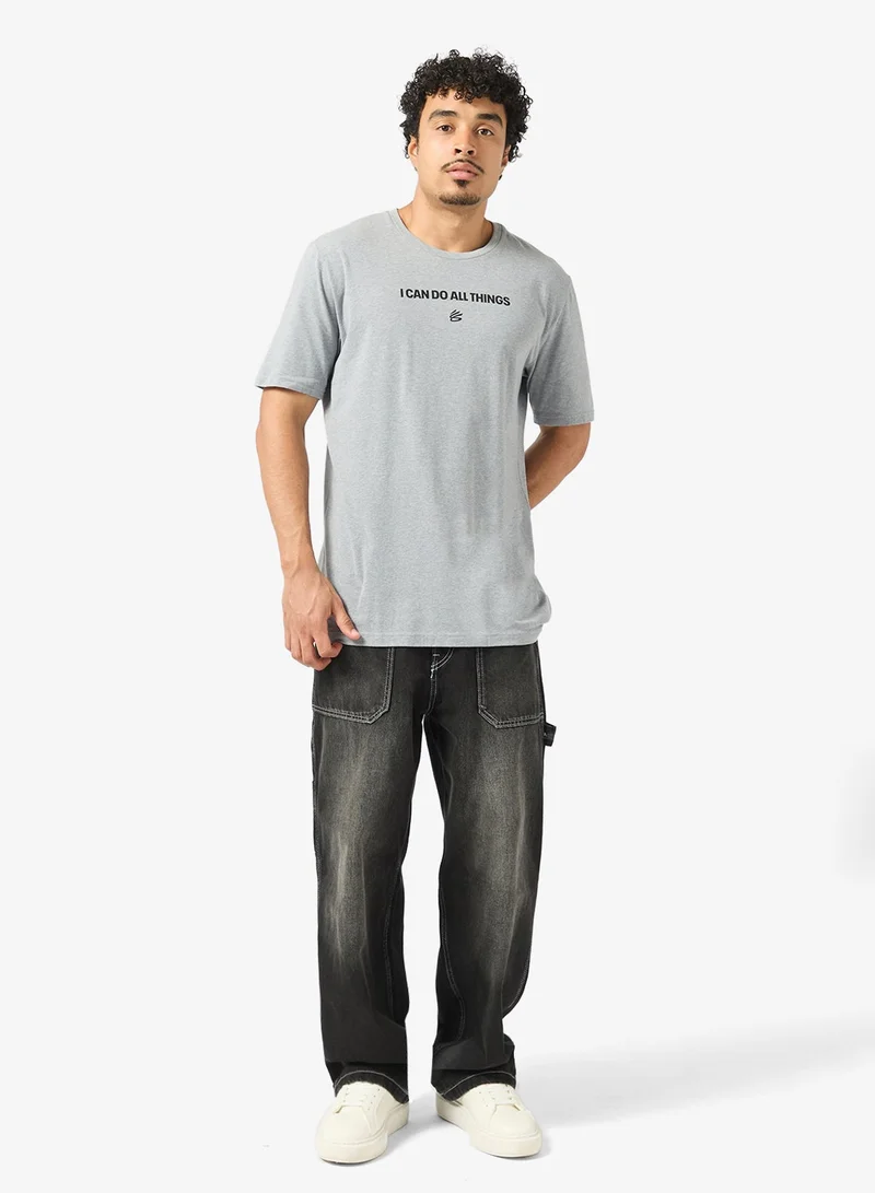 UNDER ARMOUR  Curry Playable T-Shirt for Men | Best Price UAE