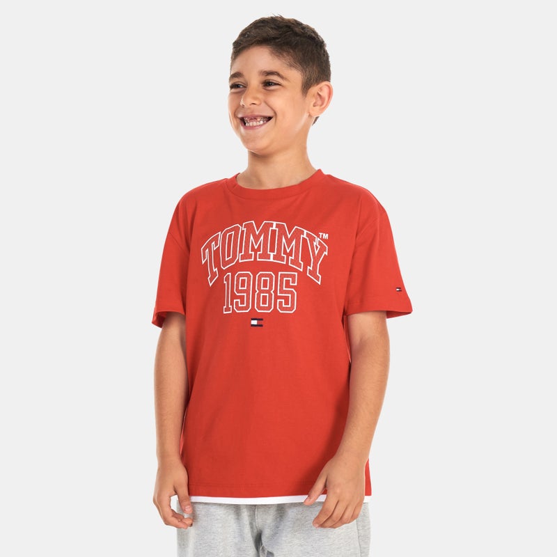 TOMMY HILFIGER Kids' Varsity Logo T-Shirt - Image 1