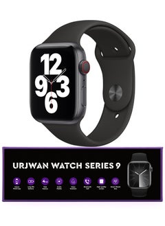 Smartwatch 9th Gen - Black, 41mm | High-Resolution Screen, Photo Display, Mobile App, Extra Strap, Call & Notification Support