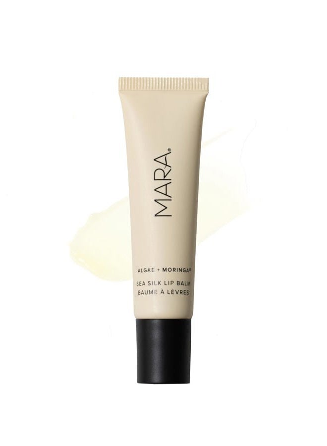 MARA - Natural Sea Silk Lip Balm With Algae + Moringa | Non-Toxic, Plant-Based Skin Care, Hypoallergenic | Moisturize, Plump + Soothe Dry, Chapped Lips (Clear, 0.5 oz | 15 ml) - Image 1