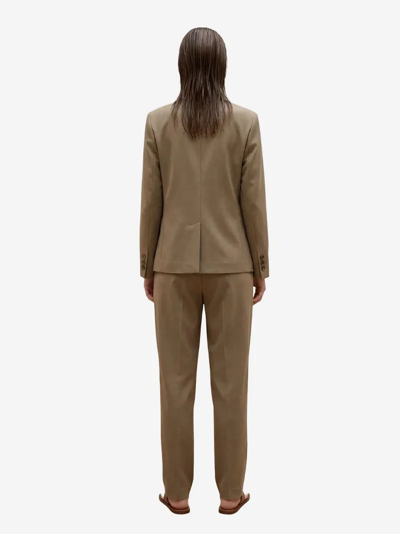 My Fashion Khaki Green MY FASHION Women's regular-fit blazer jacket for Women | Best Price UAE