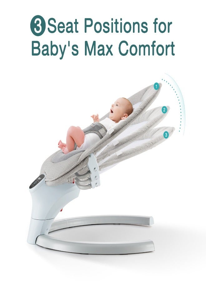 بيلانينا الأرجوحة الكهربائية التلقائية للنوم مع خاصية الاهتزاز والمهد - Image 4