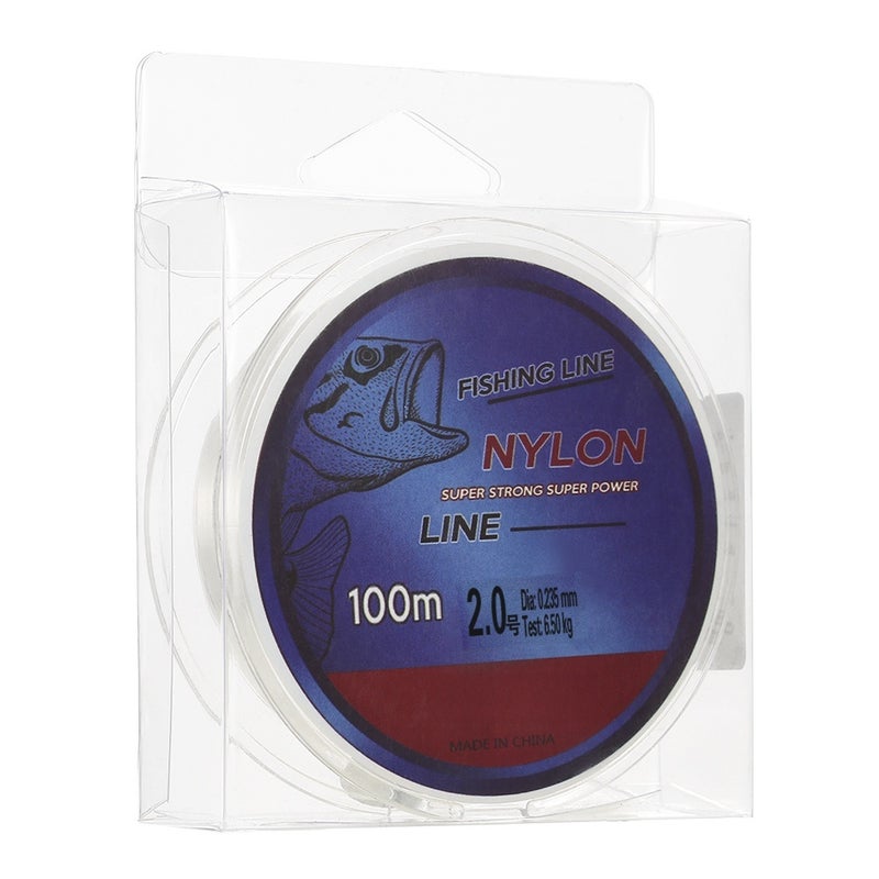 100m Fishing Line Thread Clear White Thin Fishing Line Smooth Casting for Freshwater and Saltwater - Image 5