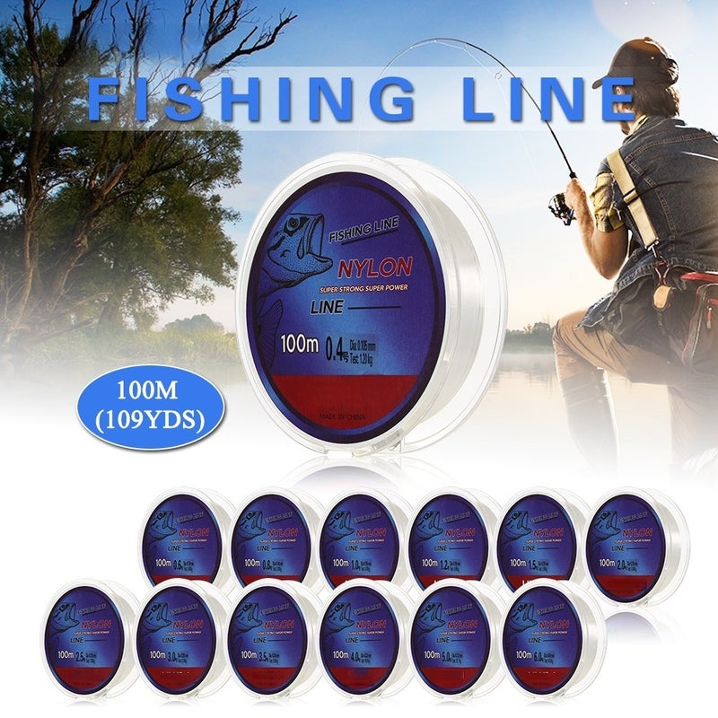 100m Fishing Line Thread Clear White Thin Fishing Line Smooth Casting for Freshwater and Saltwater - Image 3