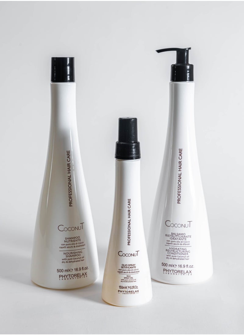 Coconut-Infused Conditioner for Dry Hair 500ml - Deep Hydration & Nourishment