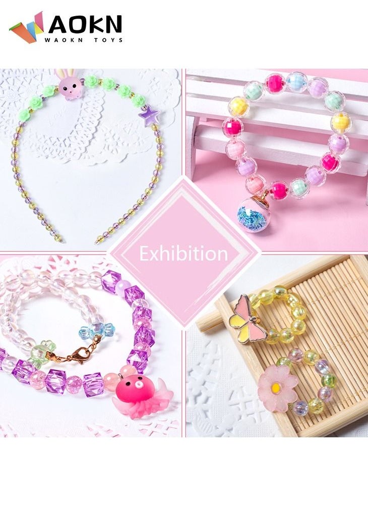 WAOKN - Updated 24 Grids Of Cute Clay Beads Making Kit For Birthday Gift For Women Girls Diy Arts And Crafts Accessories With Beautiful Pendant Elf Girl Set - Image 1