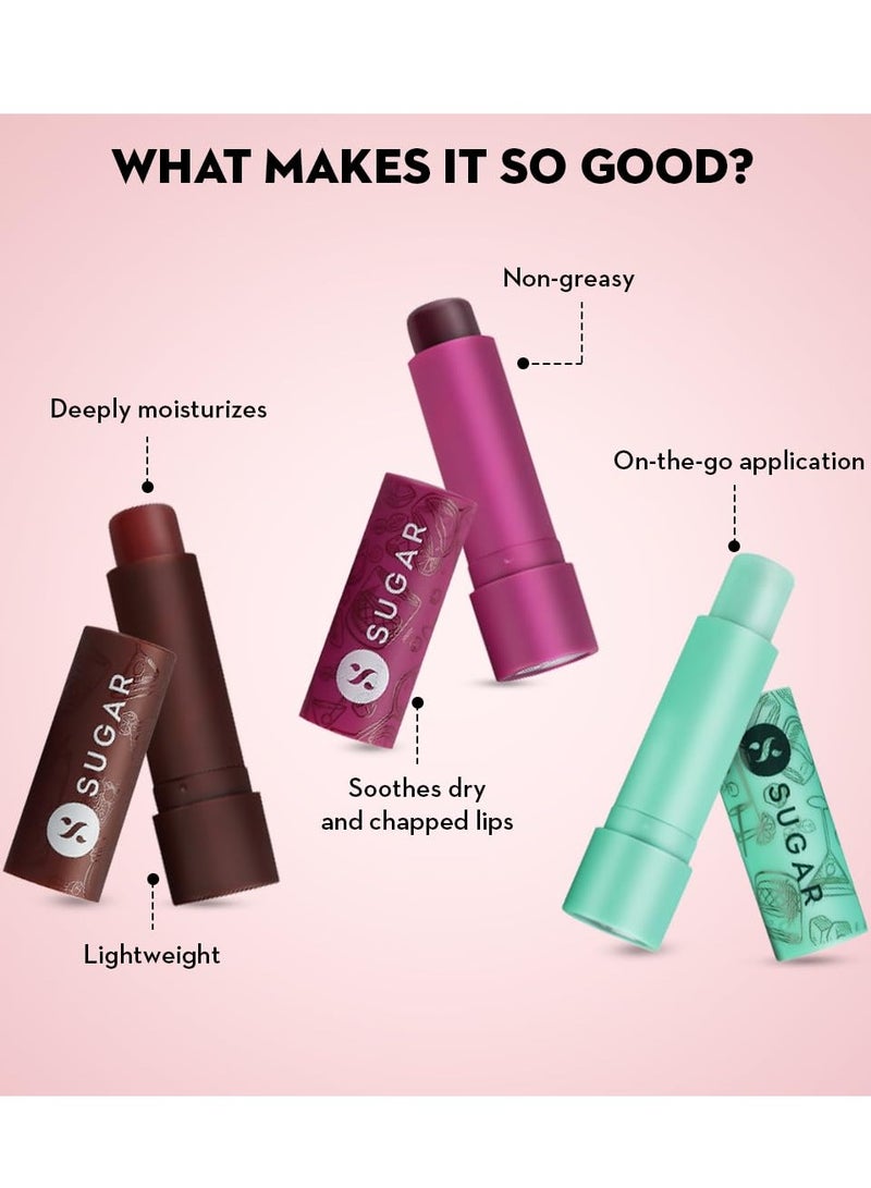 شوجر كوزماتيكس مرطب الشفاه تيبسي من شوجر كوزماتيكس للشفاه الجافة والمتشققة مع فيتامين هـ وزبدة الشيا وزيت الجوجوبا | حماية وتغذية الشفاه | مرطب الشفاه مع SPF | 4.5 جرام - 04 L.I.I.T - Image 4